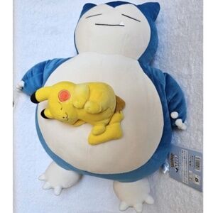 Snorlax Pikachu 51cm BIG Plush Pokémon Sleep Pokemon Center